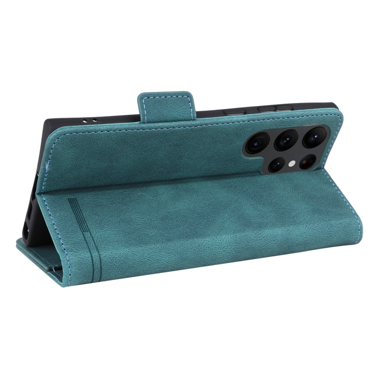 For Samsung Galaxy S23 Ultra 5G Magnetic Clasp Leather Phone Case