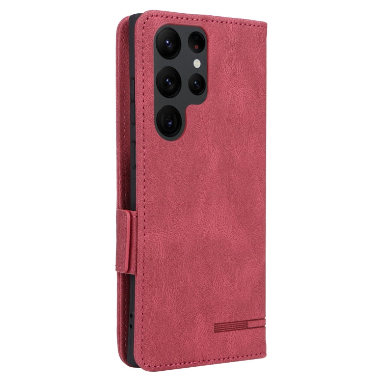 For Samsung Galaxy S23 Ultra 5G Magnetic Clasp Leather Phone Case