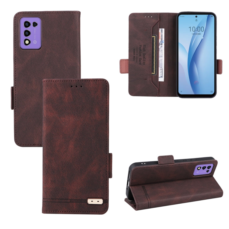 For ZTE Libero 5G III Magnetic Clasp Leather Phone Case