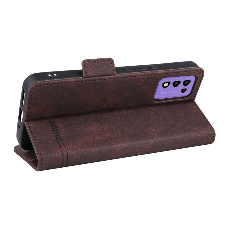 For ZTE Libero 5G III Magnetic Clasp Leather Phone Case