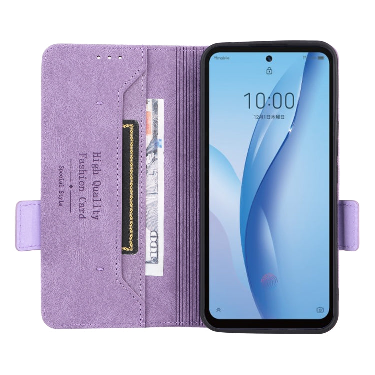 For ZTE Libero 5G III Magnetic Clasp Leather Phone Case