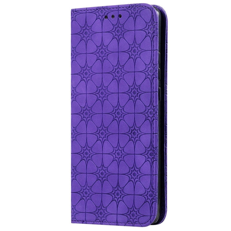 For Huawei P40 Pro+ Lucky Flowers Embossing Pattern Magnetic Horizontal Flip Leather Case with Holder & Card Slots