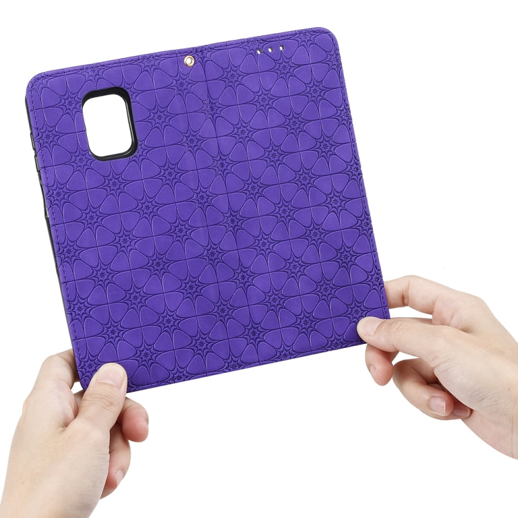 For Xiaomi Redmi Note 9 Pro Lucky Flowers Embossing Pattern Magnetic Horizontal Flip Leather Case with Holder & Card Slots