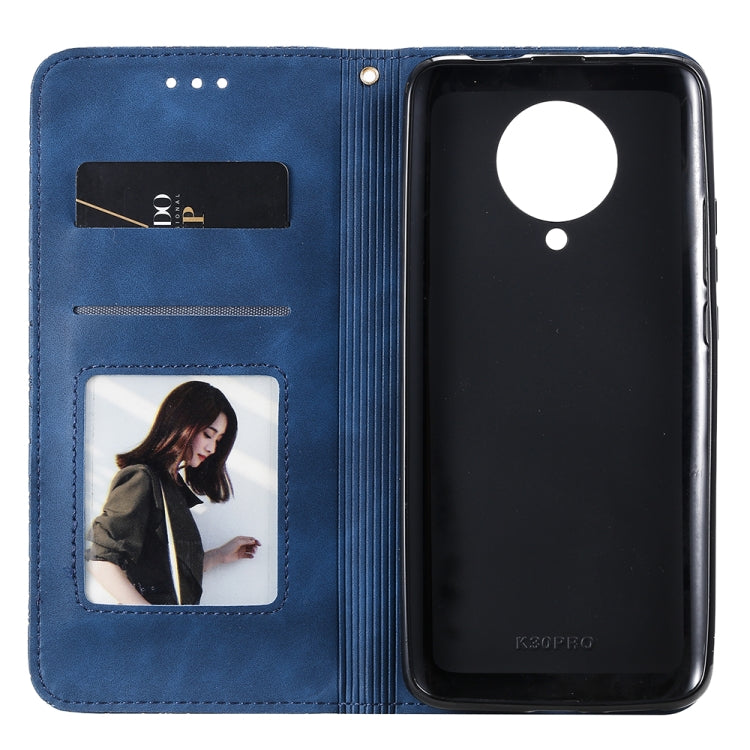 For Xiaomi Redmi K30 Pro Lucky Flowers Embossing Pattern Magnetic Horizontal Flip Leather Case with Holder & Card Slots