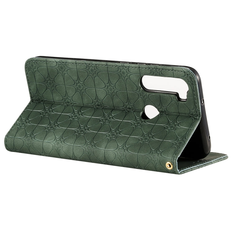 For Xiaomi Redmi Note 8T Lucky Flowers Embossing Pattern Magnetic Horizontal Flip Leather Case with Holder & Card Slots