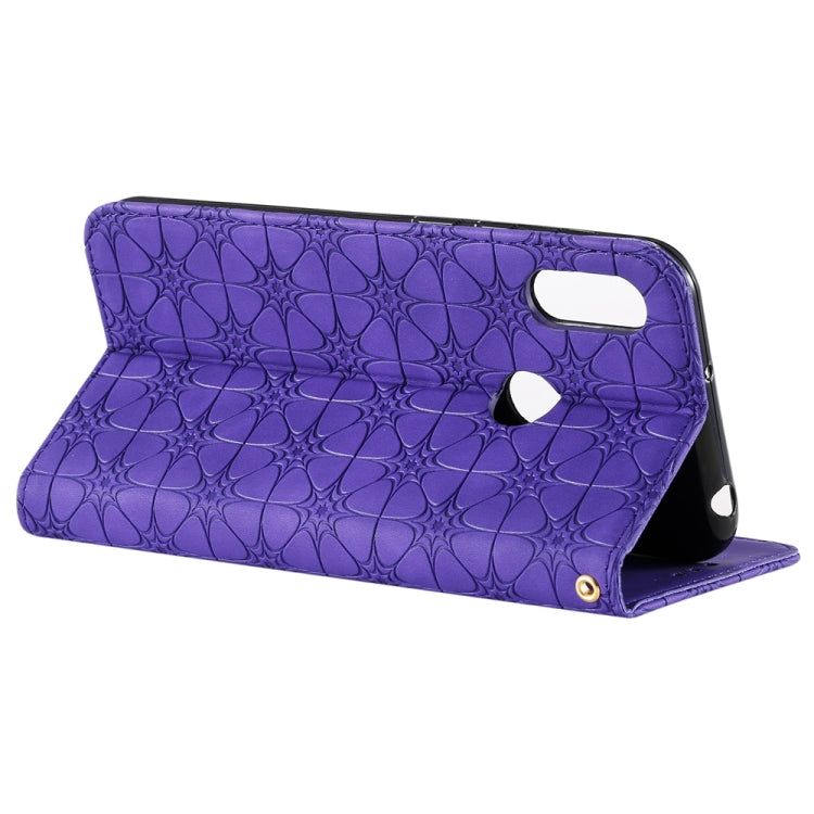 For Huawei Honor 8A 2020 / Y6 2019 Lucky Flowers Embossing Pattern Magnetic Horizontal Flip Leather Case with Holder & Card Slots