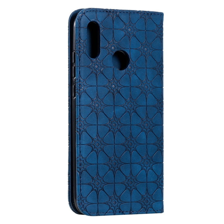 For Huawei Honor 10 Lite Lucky Flowers Embossing Pattern Magnetic Horizontal Flip Leather Case with Holder & Card Slots