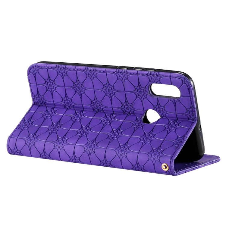 For Huawei Honor 10 Lite Lucky Flowers Embossing Pattern Magnetic Horizontal Flip Leather Case with Holder & Card Slots