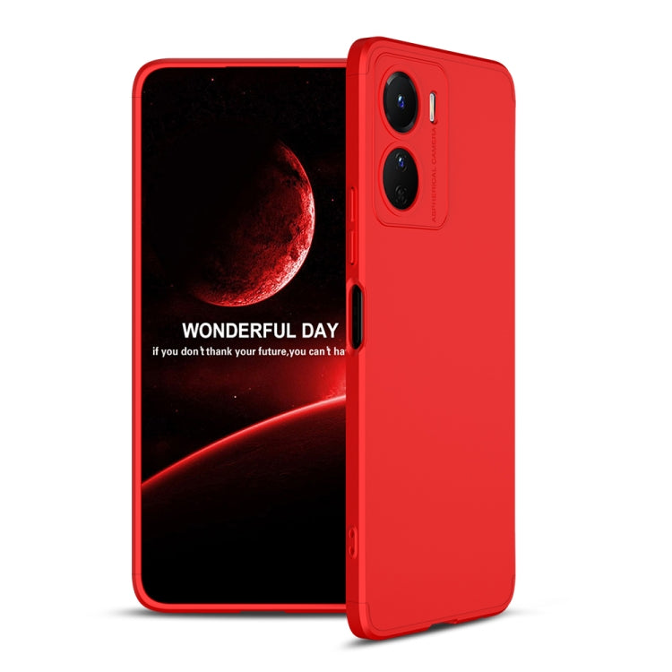 For vivo Y16 GKK Three Stage Splicing Full Coverage PC Phone Case