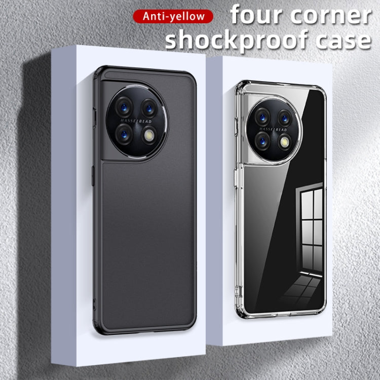 For OnePlus 11 5G Armor Clear TPU Hard PC Phone Case