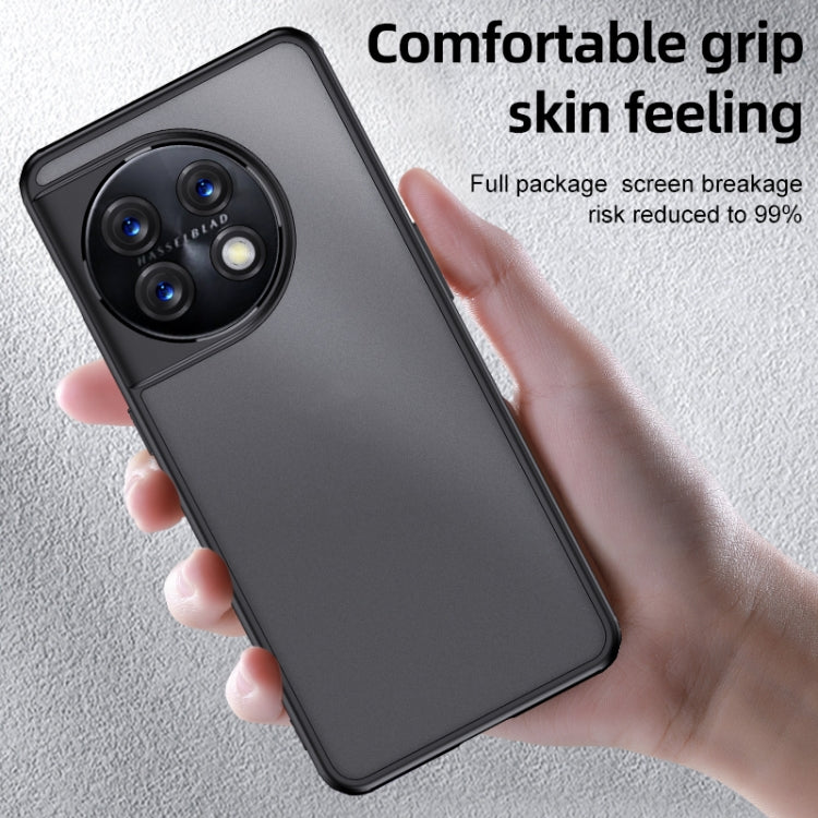 For OnePlus 11 5G Armor Clear TPU Hard PC Phone Case