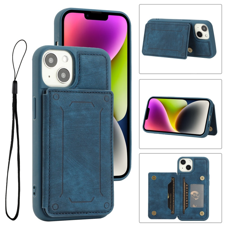 For iPhone 14 Dream Magnetic Back Cover Card Wallet Phone Case