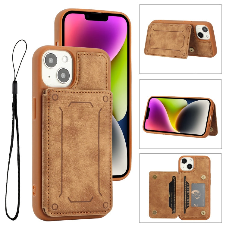 For iPhone 14 Plus Dream Magnetic Back Cover Card Wallet Phone Case