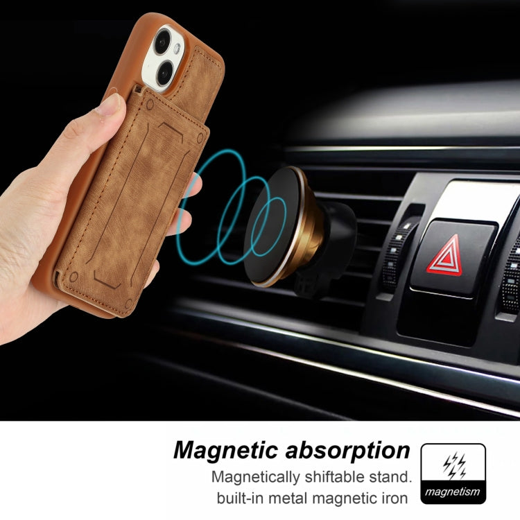 For iPhone 14 Plus Dream Magnetic Back Cover Card Wallet Phone Case