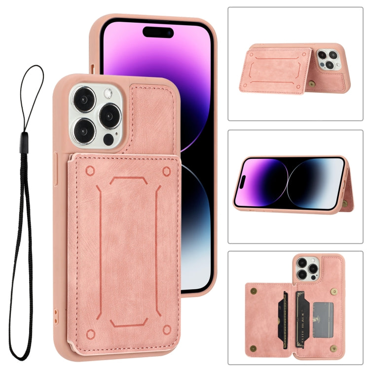 For iPhone 14 Pro Dream Magnetic Back Cover Card Wallet Phone Case