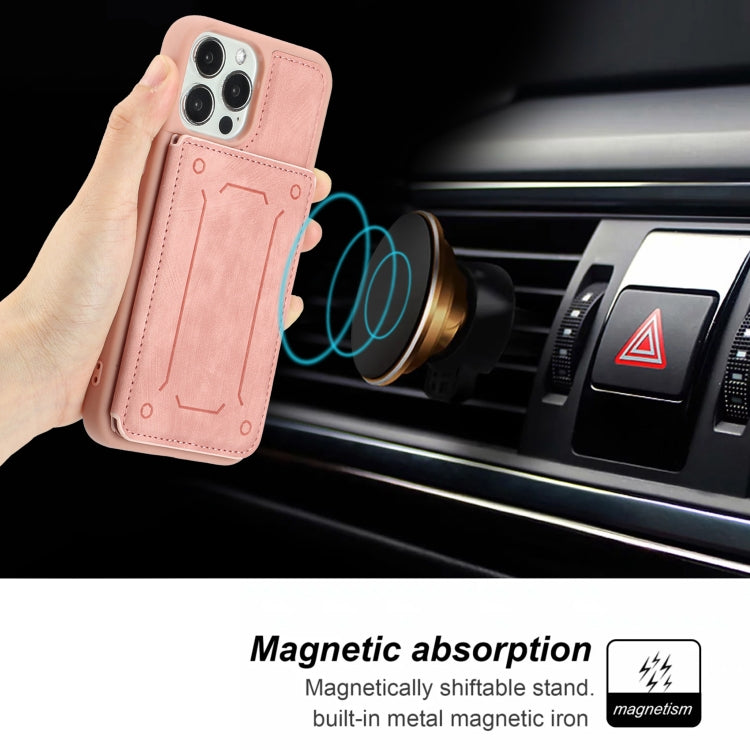 For iPhone 14 Pro Dream Magnetic Back Cover Card Wallet Phone Case