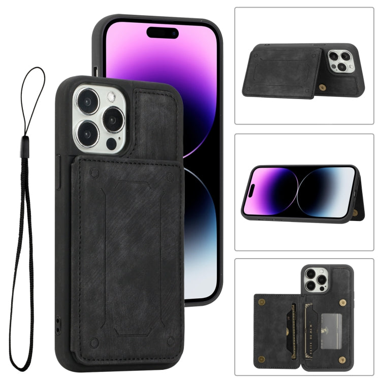 For iPhone 14 Pro Dream Magnetic Back Cover Card Wallet Phone Case
