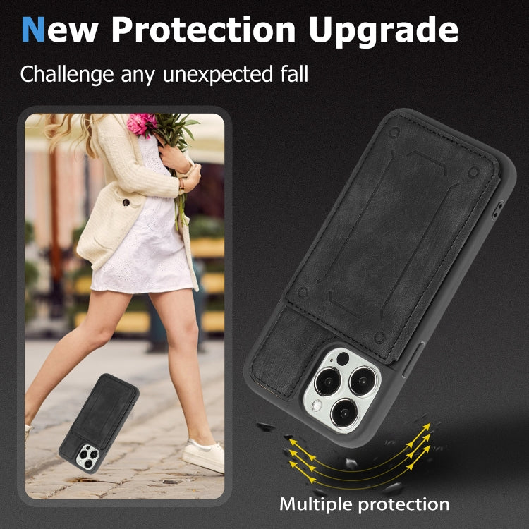 For iPhone 14 Pro Dream Magnetic Back Cover Card Wallet Phone Case