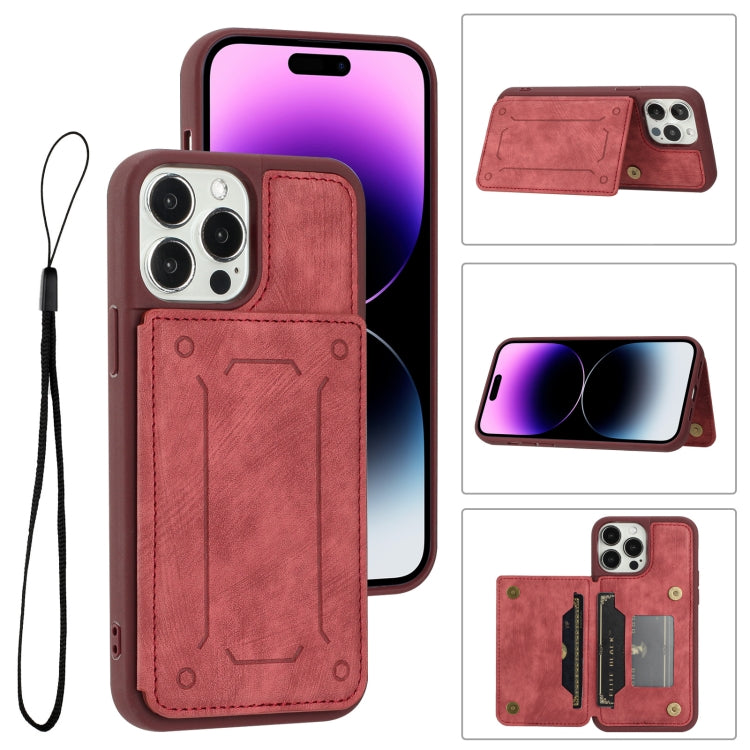 For iPhone 14 Pro Dream Magnetic Back Cover Card Wallet Phone Case