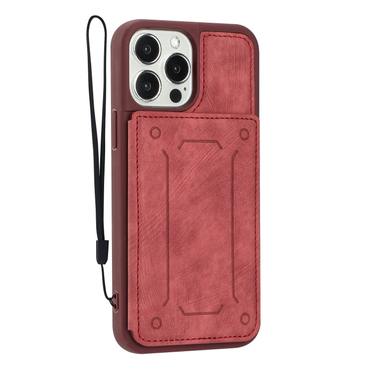 For iPhone 14 Pro Dream Magnetic Back Cover Card Wallet Phone Case