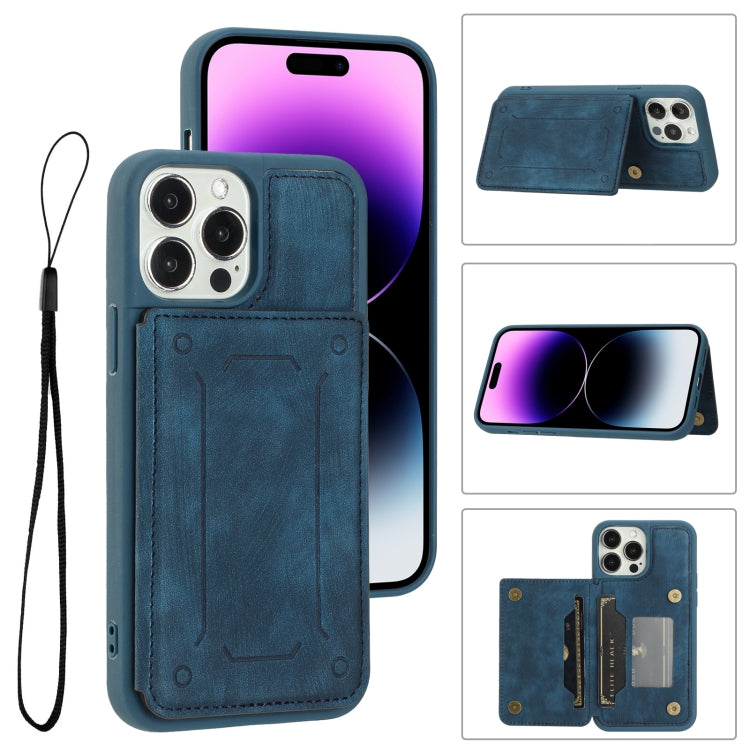 For iPhone 14 Pro Dream Magnetic Back Cover Card Wallet Phone Case