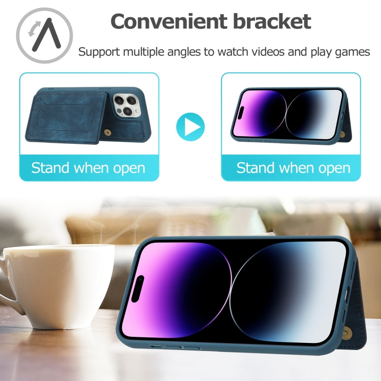 For iPhone 14 Pro Dream Magnetic Back Cover Card Wallet Phone Case