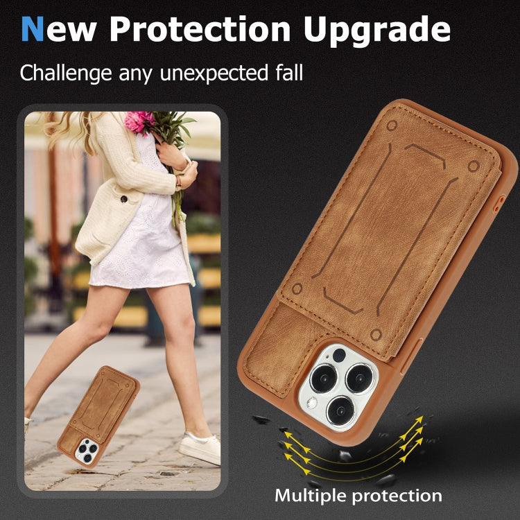 For iPhone 14 Pro Dream Magnetic Back Cover Card Wallet Phone Case