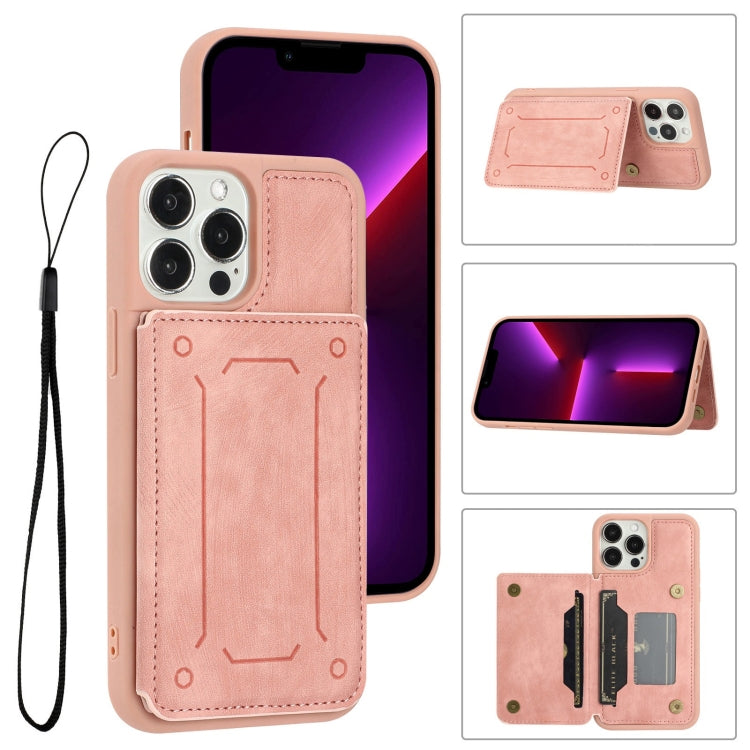 For iPhone 13 Pro Max Dream Magnetic Back Cover Card Wallet Phone Case
