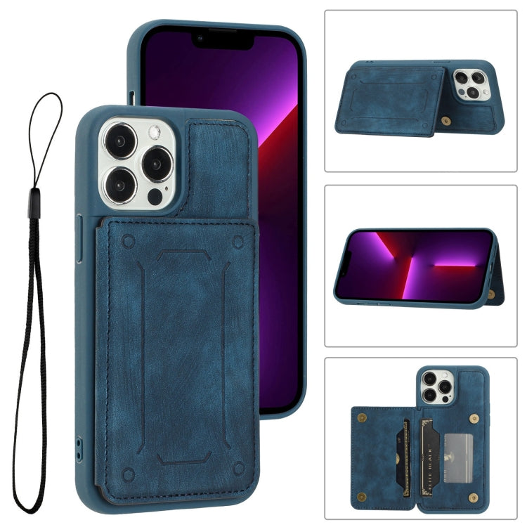 For iPhone 13 Pro Max Dream Magnetic Back Cover Card Wallet Phone Case