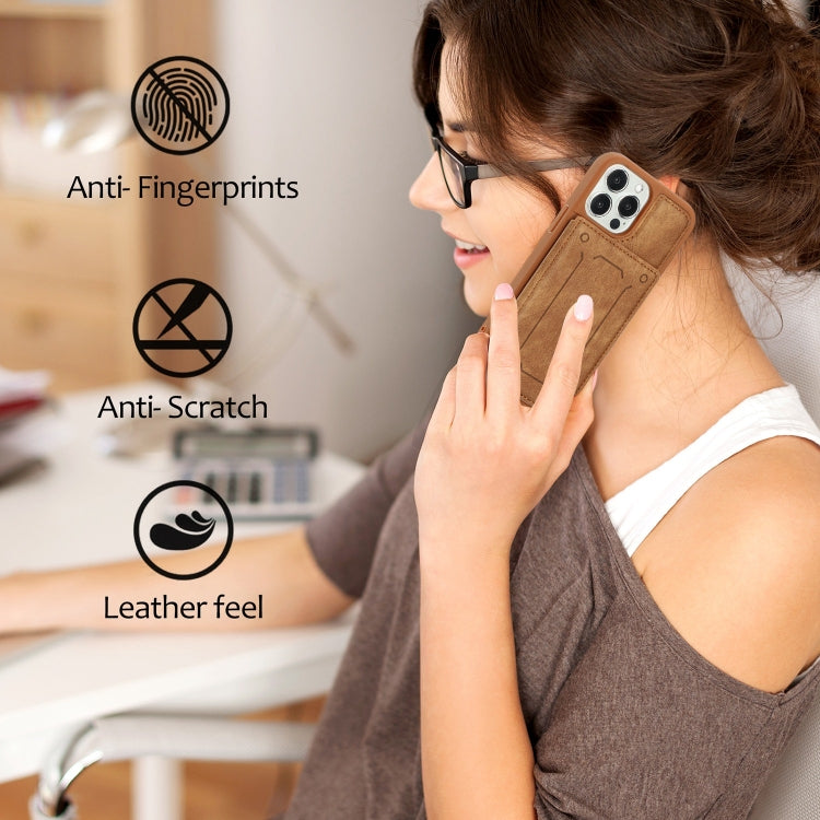 For iPhone 13 Pro Max Dream Magnetic Back Cover Card Wallet Phone Case