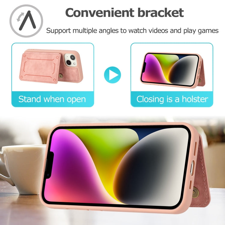 For iPhone 12 Dream Magnetic Back Cover Card Wallet Phone Case