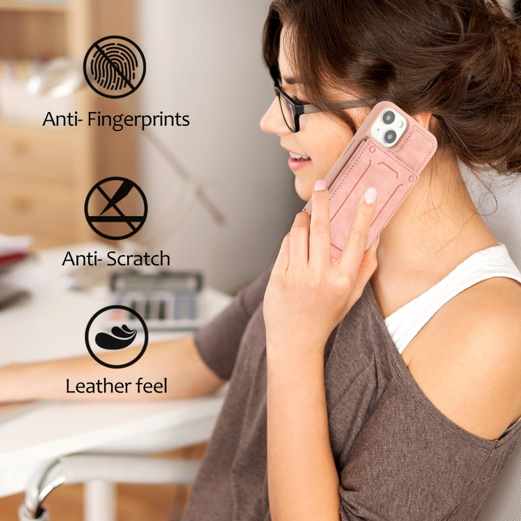For iPhone 12 Dream Magnetic Back Cover Card Wallet Phone Case