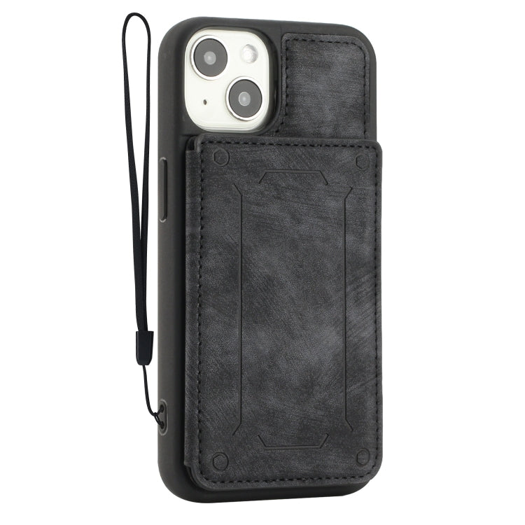 For iPhone 12 Dream Magnetic Back Cover Card Wallet Phone Case