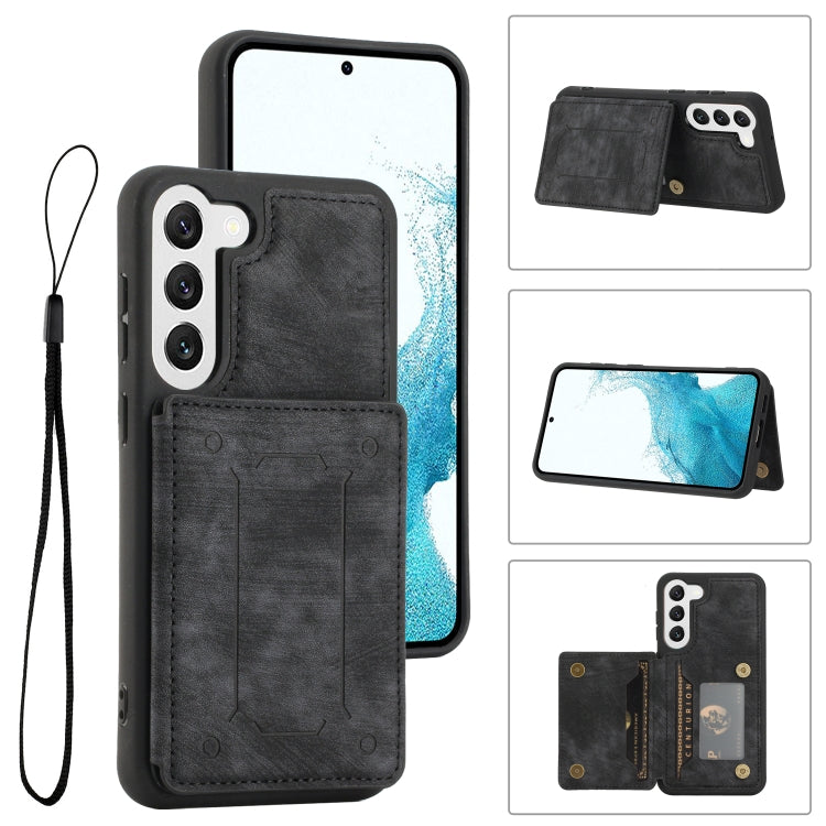 For Samsung Galaxy S23+ 5G Dream Magnetic Back Cover Card Wallet Phone Case