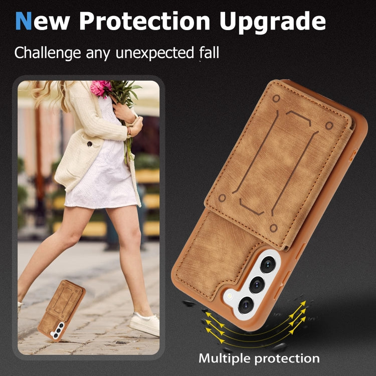 For Samsung Galaxy S23+ 5G Dream Magnetic Back Cover Card Wallet Phone Case