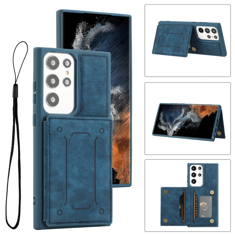 For Samsung Galaxy S23 Ultra 5G Dream Magnetic Back Cover Card Wallet Phone Case