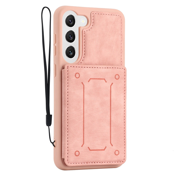 For Samsung Galaxy S22 5G Dream Magnetic Back Cover Card Wallet Phone Case
