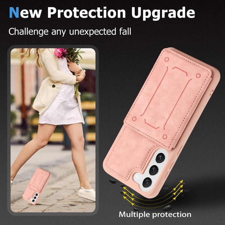 For Samsung Galaxy S22 5G Dream Magnetic Back Cover Card Wallet Phone Case