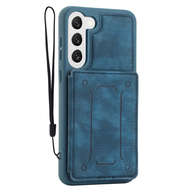 For Samsung Galaxy S22 5G Dream Magnetic Back Cover Card Wallet Phone Case