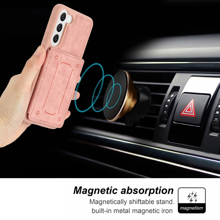 For Samsung Galaxy S21 5G Dream Magnetic Back Cover Card Wallet Phone Case