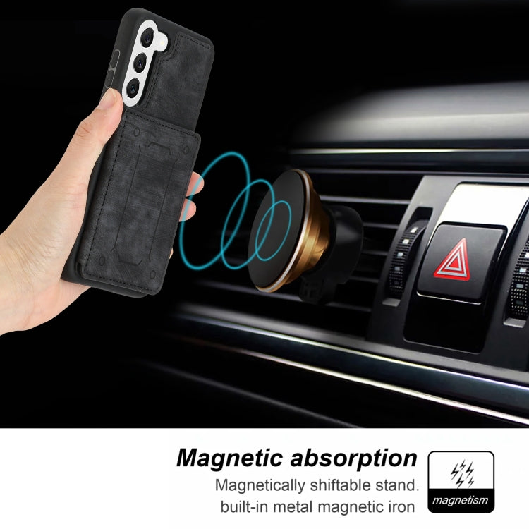 For Samsung Galaxy S21 5G Dream Magnetic Back Cover Card Wallet Phone Case