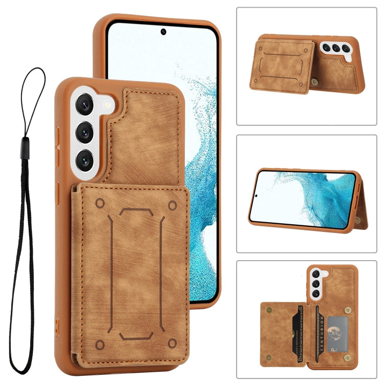 For Samsung Galaxy S21 5G Dream Magnetic Back Cover Card Wallet Phone Case