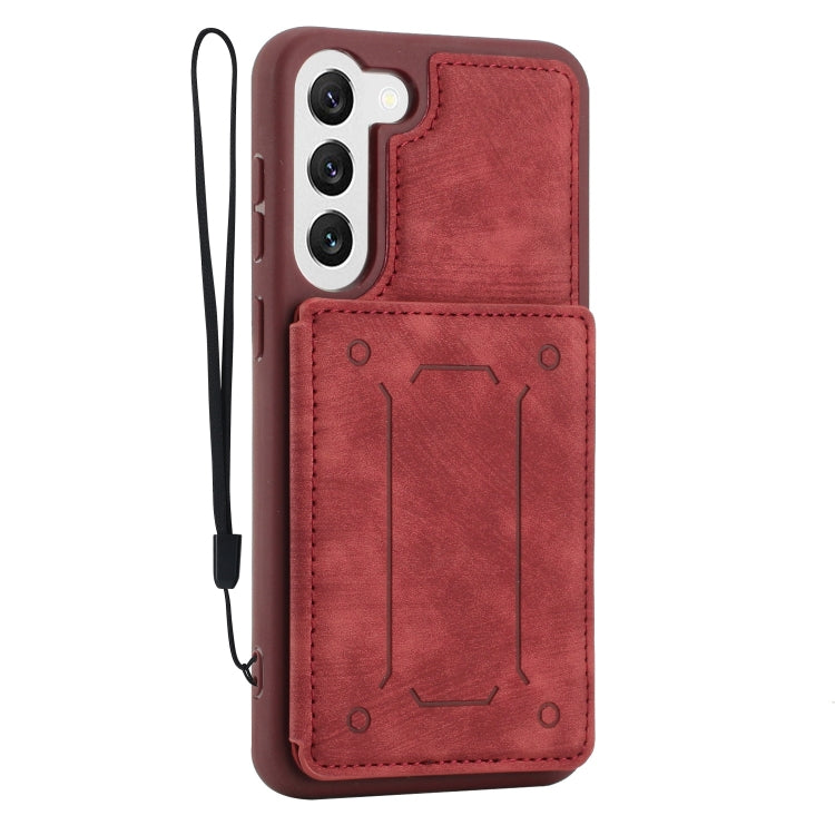 For Samsung Galaxy S21+ 5G Dream Magnetic Back Cover Card Wallet Phone Case