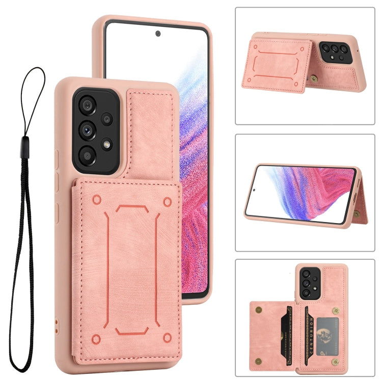 For Samsung Galaxy A53 5G Dream Magnetic Back Cover Card Wallet Phone Case