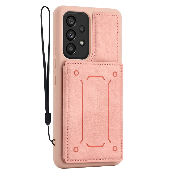 For Samsung Galaxy A53 5G Dream Magnetic Back Cover Card Wallet Phone Case