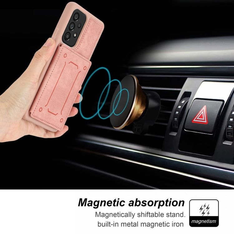 For Samsung Galaxy A53 5G Dream Magnetic Back Cover Card Wallet Phone Case