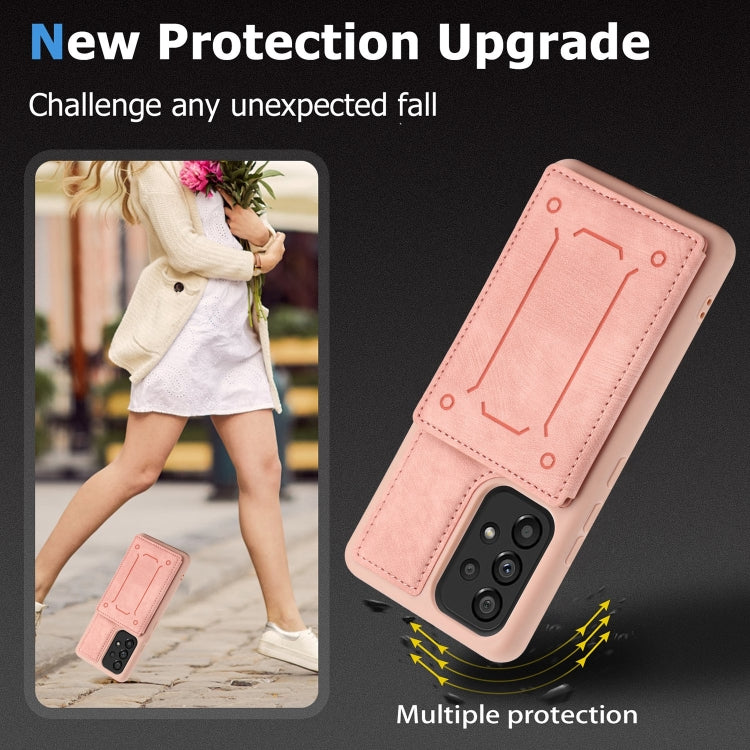 For Samsung Galaxy A53 5G Dream Magnetic Back Cover Card Wallet Phone Case