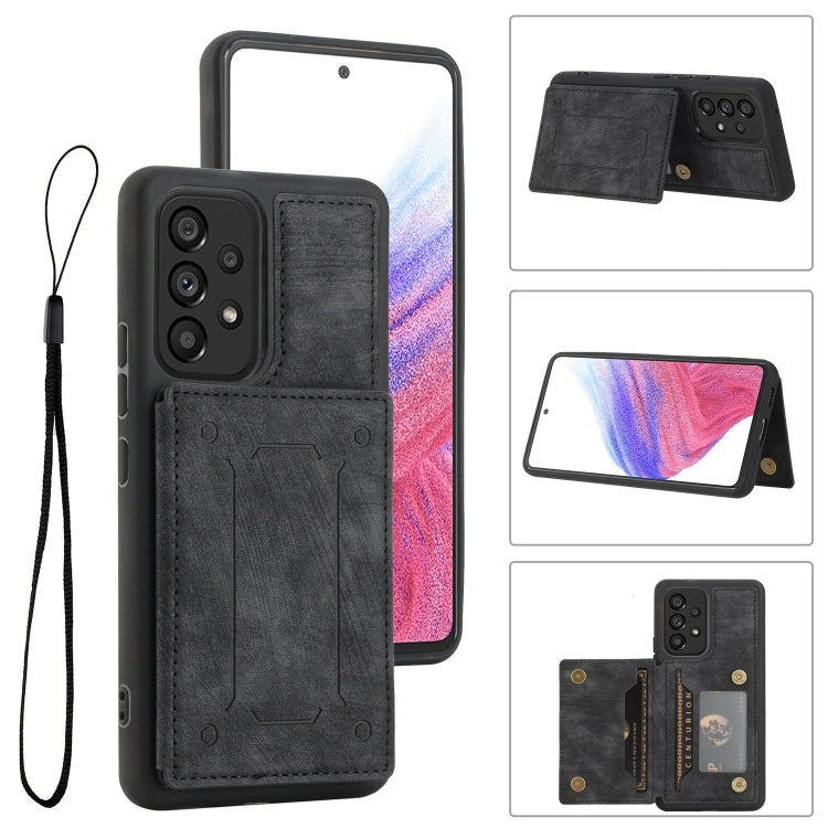 For Samsung Galaxy A53 5G Dream Magnetic Back Cover Card Wallet Phone Case