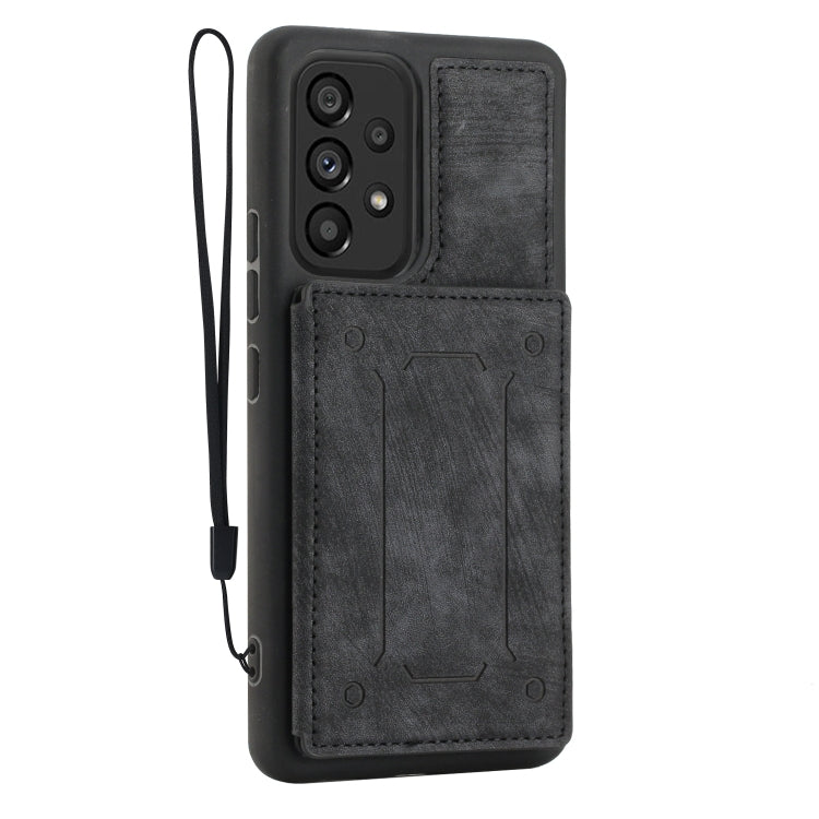 For Samsung Galaxy A53 5G Dream Magnetic Back Cover Card Wallet Phone Case