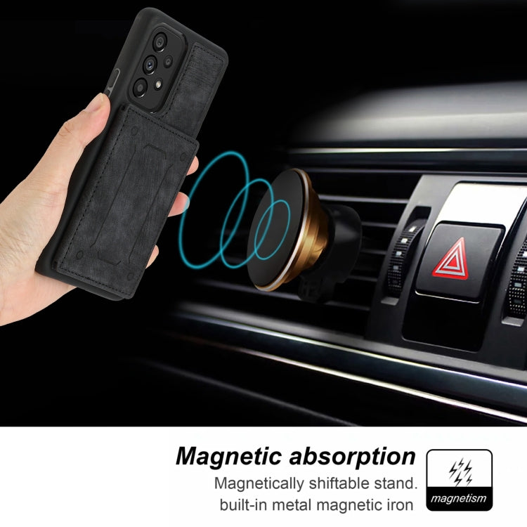 For Samsung Galaxy A53 5G Dream Magnetic Back Cover Card Wallet Phone Case